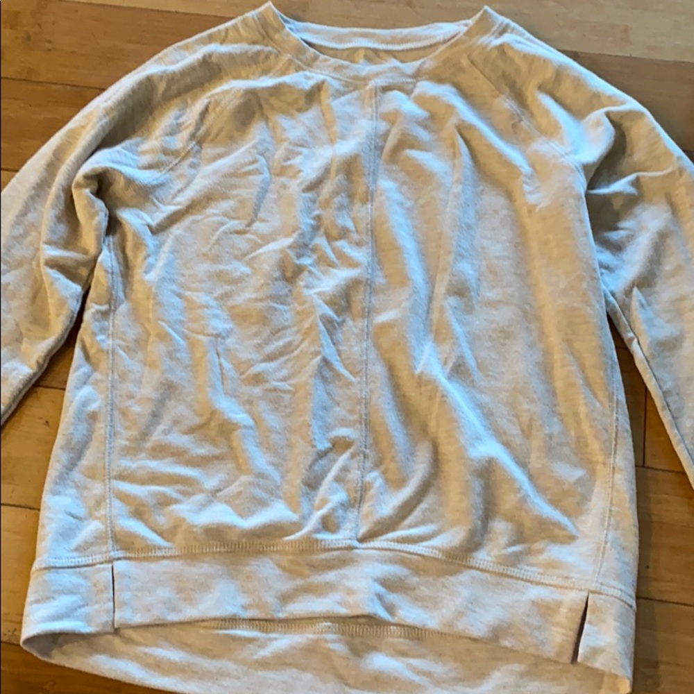 Tan workout pullover